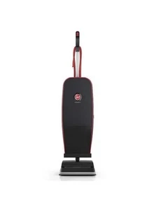 Bagged, Corded, Washable Filter, Upright Vacuum Cleaner for All Surfaces, Black - Picture 1 of 9