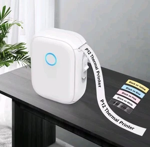 Mini-imprimante thermique Portable Marklife P12, Machine d'étiquetage... - Afbeelding 1 van 13