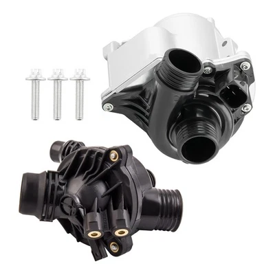Water Pump Thermostat Housing for BMW E60 E61 E71 E82 E86 E90 2011-2014 - Image 1 of 4