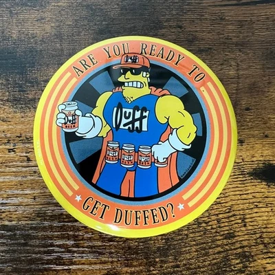 Conjunto de porta-copos colecionáveis The Simpsons cerveja Duff de lata VOCÊ ESTÁ PRONTO PARA FICAR BUFADO  - Imagem 1 de 4