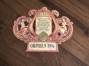 1994 Orpheus Inaugural Invitation- Mardi Gras Krewe Favor - Picture 1 of 2