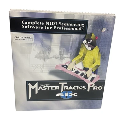 Complete MIDI Sequencing Software Passport Master Tracks Pro 6 Windows CD-ROM - Image 1 of 4