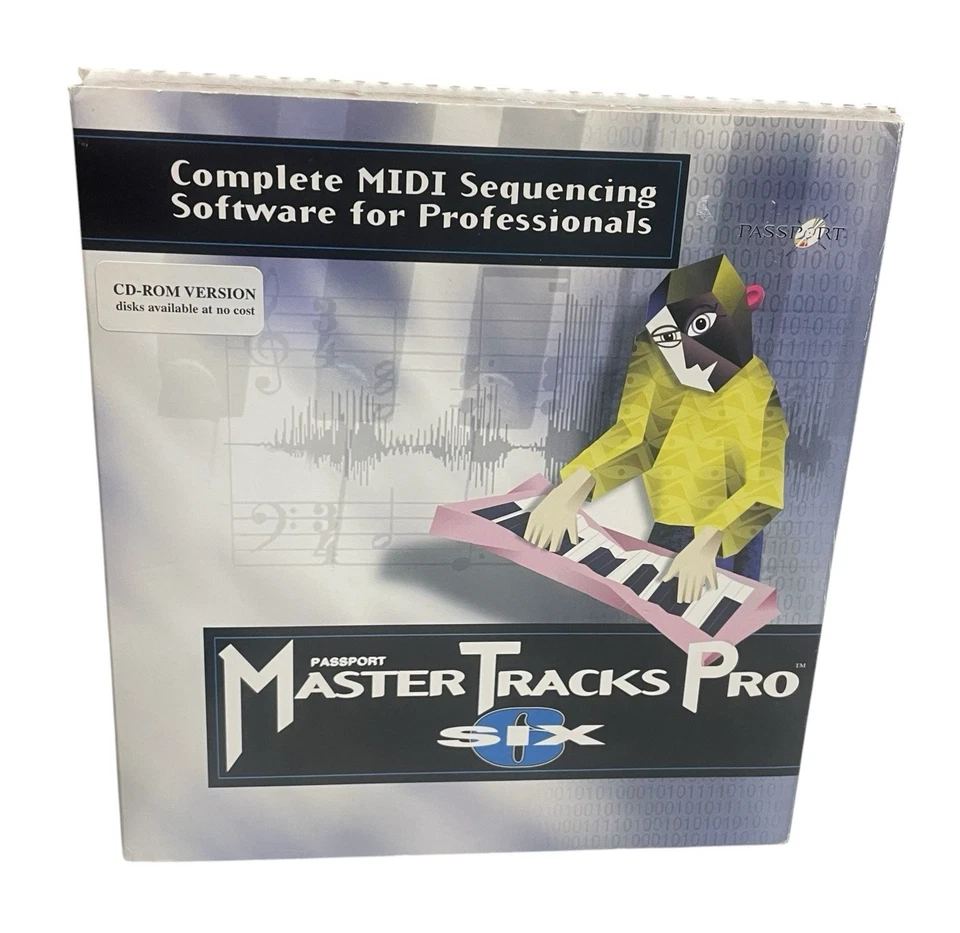 Complete MIDI Sequencing Software Passport Master Tracks Pro 6 Windows CD-ROM - Image 1 of 4