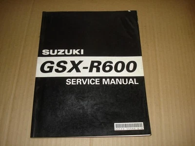 2004 Suzuki GSX-R600 Service Manual K4 - Image 1 of 2