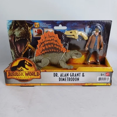 Jurassic World Dominion Dr Alan Grant & Dimetrodon НОВЫЙ  - Изображение 1 из 4