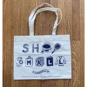 #SHOPSMALL Designer Rifle Paper Co Shopping Tote Gym Laundry Storage Bag - Picture 1 of 4