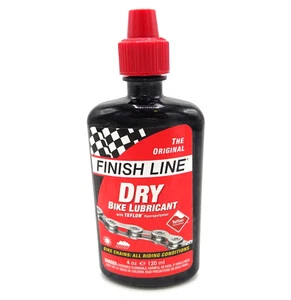 Finish Line Dry Bike Chain Lubricant Lube Red 120ml 4 fl.oz Midi Bottle C11 - Picture 1 of 2