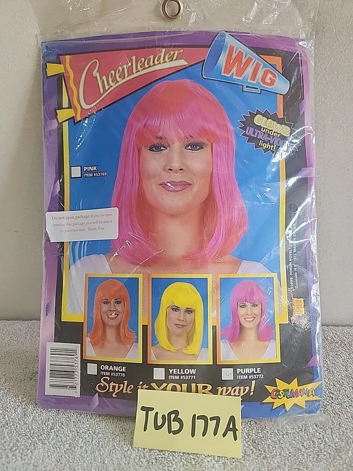 Costumania Purple Cheerleader  Wig - Image 1 of 4