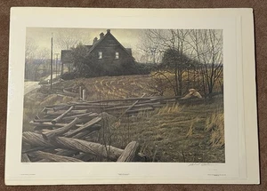 Robert Bateman “Pheasants at Dusk” 1987 Signed Ltd Ed Print /950 36”x24” - Picture 1 of 6
