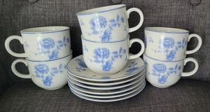 6 ROYAL DOULTON PENSHURST CUPS & SAUCERS - Picture 1 of 3