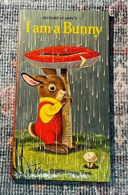 I Am a Bunny Golden Sturdy Book by Ole Risom & Richard Scarry 1963/1973 VG - Изображение 1 из 4