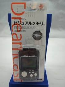 Sega Dreamcast HKT-7000 Smoke Black Visual Memory Gray VMU NEW Japanese