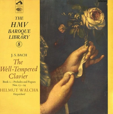 WALCHA Harpsichord BACH WTK Book 1 (Preludes & Fugues 13-24) EMI HQS-1043 LP - Image 1 of 3