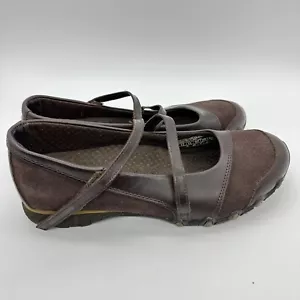 Skechers braune Damen-Reiseschuhe aus Wildleder Mary Jane Komfort Größe 8,5 - Bild 1 von 5