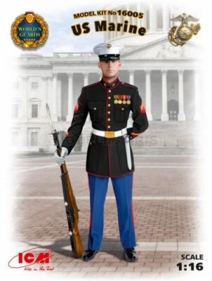 Icm 16005 1/16 US Marines Sergeant (100% New Molds) - Image 1 of 2