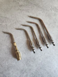 Lot Of 5 Oxweld Welding Brazing Torch Tip Head Nozzles W-17&22, 9/12/15A1, 30A2 - Picture 1 of 14
