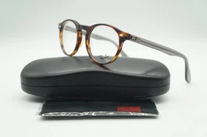 NEW RAY BAN RB 5283 5607 STRIPED HAVANA EYEGLASSES FRAME RX 49-21 - Picture 1 of 6