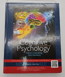 Cognitive Psychology 2017 Robert J and Karin Sternberg 7th INSTRUCTOR'S Edition - Imagen 1 de 6