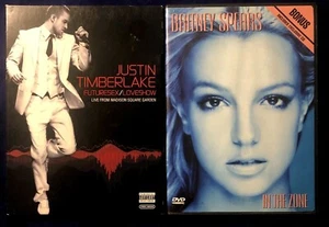 DVD set ~ Justin Timberlake ~ Britney Spears FUTURESEX LOVESHOW & In the Zone - Foto 1 di 5