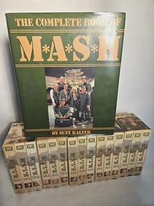 MASH Season 1-5 vol 1-3 in ea season Collectors Ed-VHS 15 tapes total & Book - Picture 1 of 2