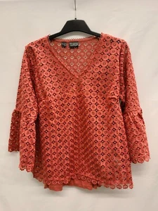 Damen Bluse Damenbluse durchsichtig mit Unterhemd rosa BODYFLIRT NEU Größe M - Picture 1 of 1