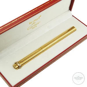 Cartier Vendôme Trinity Kugelschreiber Vergoldet Must de Cartier mit Box - Bild 1 von 7