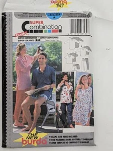 Vintage Sewing Pattern Burda 3539- Super Combination 1990's Size f12-22 m34-44 - Picture 1 of 2