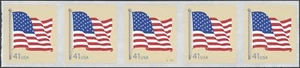2007 US Scott #4189 - 41¢ AMERICAN FLAG PNC5 Plate#V1111 - Mint NH - Picture 1 of 1
