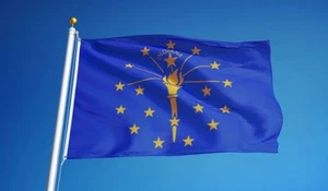 BANDIERA DI STATO INDIANA nuova qualità superiore 2x3ft dimensioni fade resist flag venditore USA - Foto 1 di 4