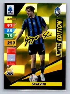 Giorgio Scalvini 2024-25 Adrenalyn XL - Calciatori Limited Gold Signed SSP - Picture 1 of 2