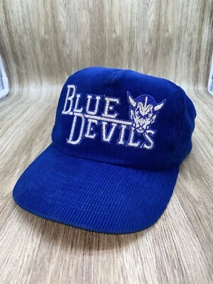 Duke Blue Devils Vintage 90s Snapback Hat Cap Blue Preowned - Image 1 of 4
