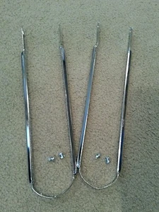 2 NEW FENDER BRACES WITH HARDWARE FOR 26"BICYCLES,SCHWINNS,CRUISERS - Picture 1 of 4