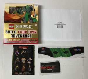 Lego Ninjago Build Your Own Adventure Book + Ninjago Extras Poster Mask Headband - Picture 1 of 24