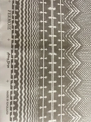 Fermoie UK Abbey Stripe 011 Neutral Stylized Geometric Multi-Purpose Fabric - Image 1 of 4