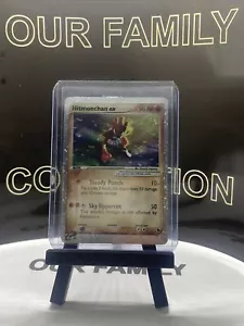 Pokémon TCG Hitmonchan EX Ruby and Sapphire 98/109 Reverse Holo Holo Rare LP - Picture 1 of 4