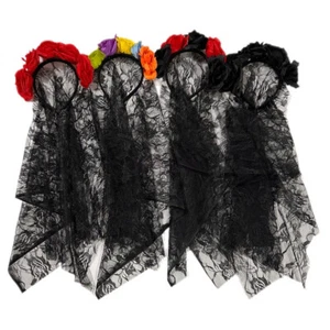 Girls Ladies Hair band Flower Headdress Halloween Party Hat Headband Gifts 2024 - Picture 1 of 13