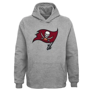Outerstuff Youth Boys Tampa Bay Buccaneers NFL Primary  Logo Fleece Hoodie - Picture 1 of 4