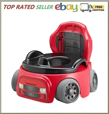 Training Wheels Racer Potty Training Toilet Car Racer Baby Child Boys Potty  - Image 1 of 4