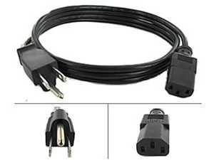 AC Power Cord For Original Fat PS3 Wall Plug For PlayStation 3 Original - Picture 1 of 4