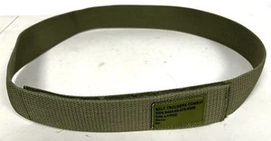 British Military Issue Light Olive Trouser Fabric Waist Belt, Medium - Picture 1 of 4