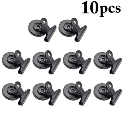 10‑Pack Heavy‑Duty Magnetic Clips – Strong Refrigerator Magnet Clips for Home - Image 1 of 4