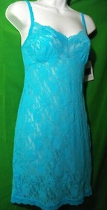 NEW HANKY PANKY 485706 SIGNATURE MADE IN USA LACE CALY FITTED CHEMISE L - Picture 1 of 2