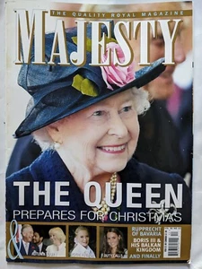 Majesty Magazine The Queen Prepares for Christmas December 2014 Vol 35 No 12 - Picture 1 of 3
