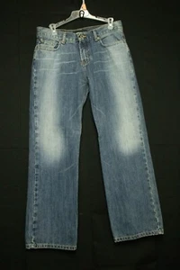Pantalones de mezclilla azul para mujer EXPRESS de altura baja corte medi lavado talla 9/10 S - Imagen 1 de 10