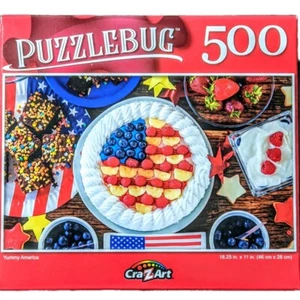 Puzzle Bug, Yummy America Puzzle By Cra Z Art, 500 Pieces - Picture 1 of 3
