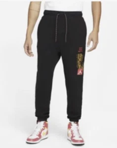 NIKE JORDAN ESSENTIALS MIND OVER MATTER HERRENHOSE Jogger SCHWARZ XXL DC9720-010 - Bild 1 von 12