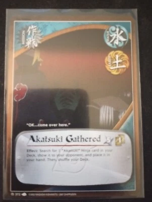 Akatsuki Gathered -372  1st Edition - NM/M Naruto CCG non foil - Image 1 of 2