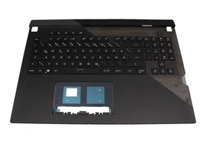 Asus ROG Strix Scar 17 G733QR oryginalna klawiatura z Topcase DE (niemiecki) schwa - Zdjęcie 1 z 4
