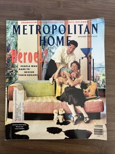 Metropolitan Home Magazine September 1990 Keith Haring Vintage Ads 90s Design - Foto 1 di 23