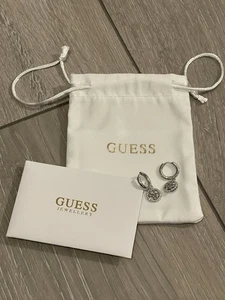 Guess Ohrringe Silber Steine Glitzer - Bild 1 von 4